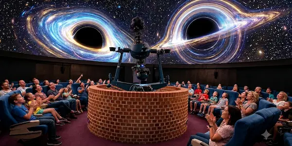 An image of a family group enjoying a show