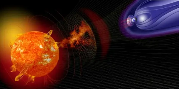 An image of a blue planets